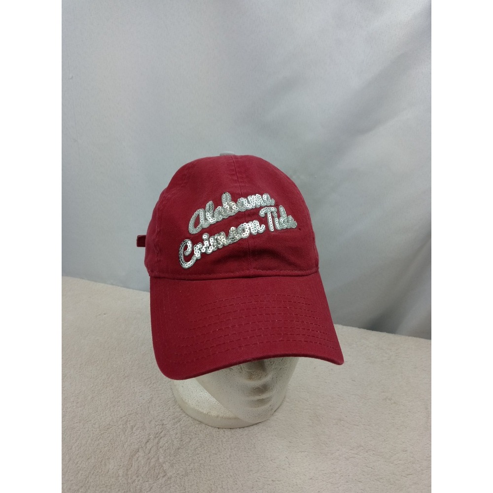 New Era Alabama Crimson Tide Hat Womens Y2K NCAA Bama Bling Script Adjustable